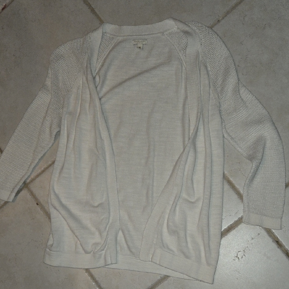 Women's White Cardigan
